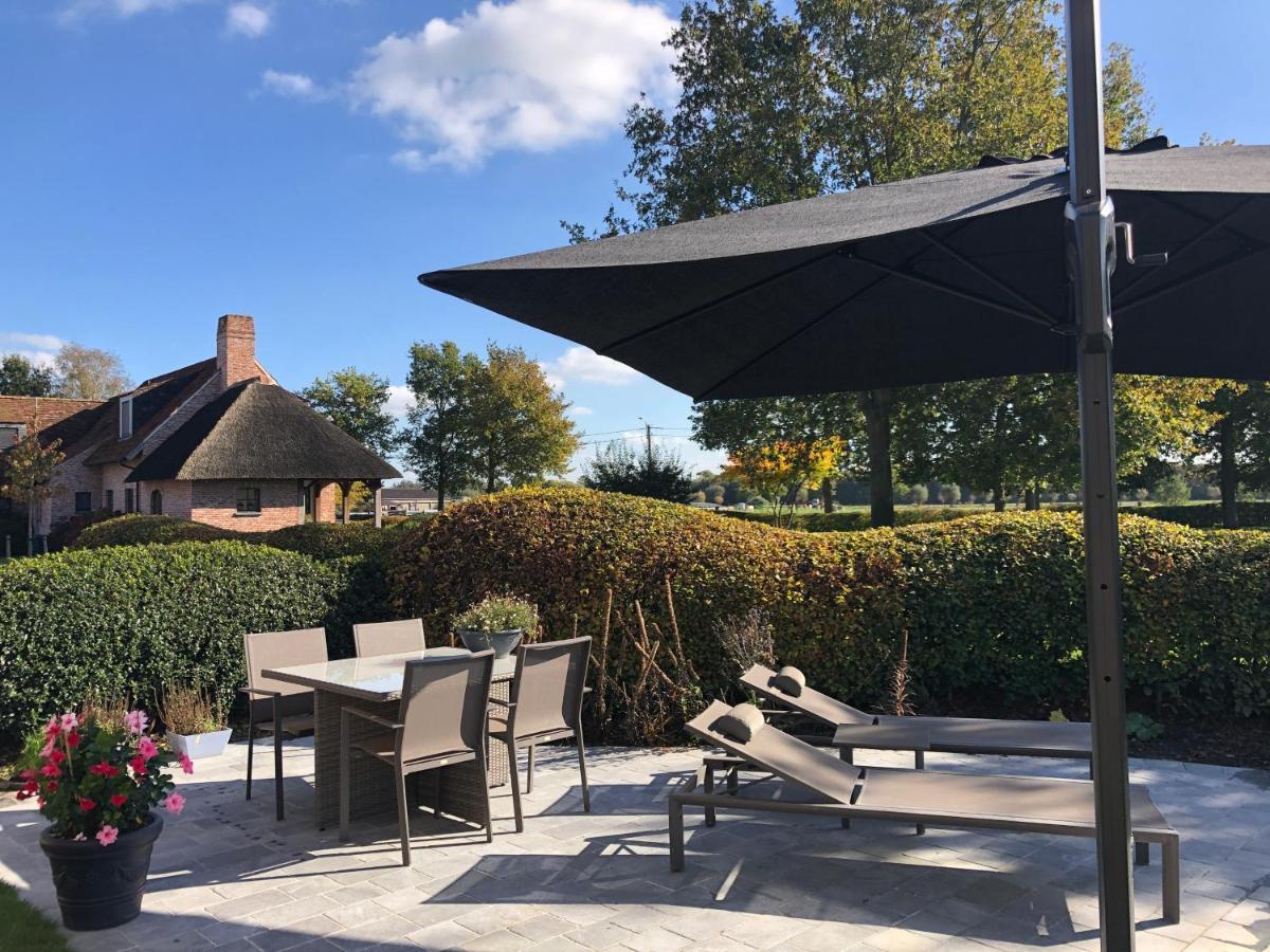 Hoeve Den Akker: Luxe Vakantiewoningen met Alpaca's nabij Brugge Damme Exterior photo