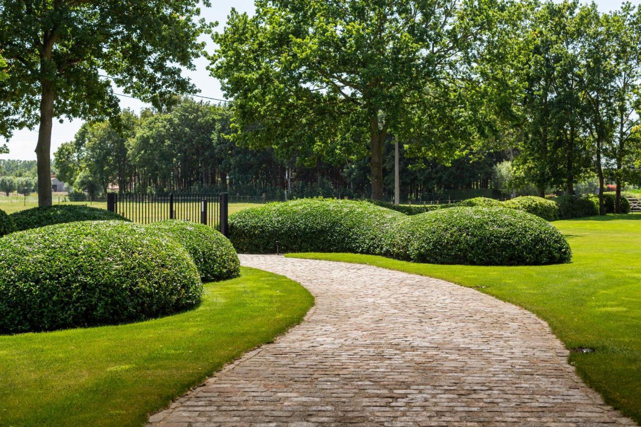 Hoeve Den Akker: Luxe Vakantiewoningen met Alpaca's nabij Brugge Damme Exterior photo
