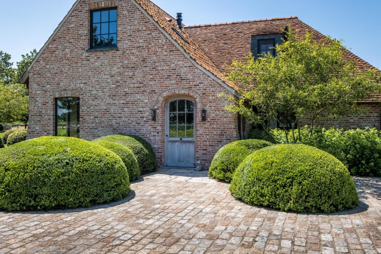 Hoeve Den Akker: Luxe Vakantiewoningen met Alpaca's nabij Brugge Damme Exterior photo